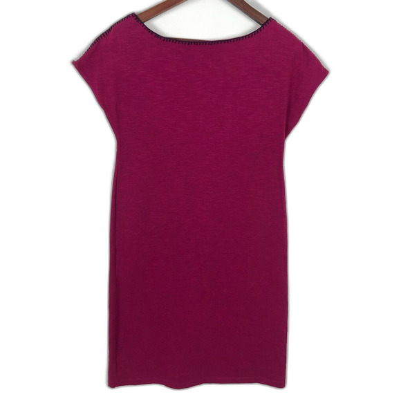 Talbots Pink Fuchsia Embroidered Dress Women's Size Small - Picture 4 of 4
